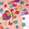 300 Pcs Spring Glitter Foam Stickers - Colorful Flower & Butterfly Shapes - Bulk Self-Adhesive 3D Stickers for Kids' Arts & Crafts, Scrapbooking, and DIY Party Decorations